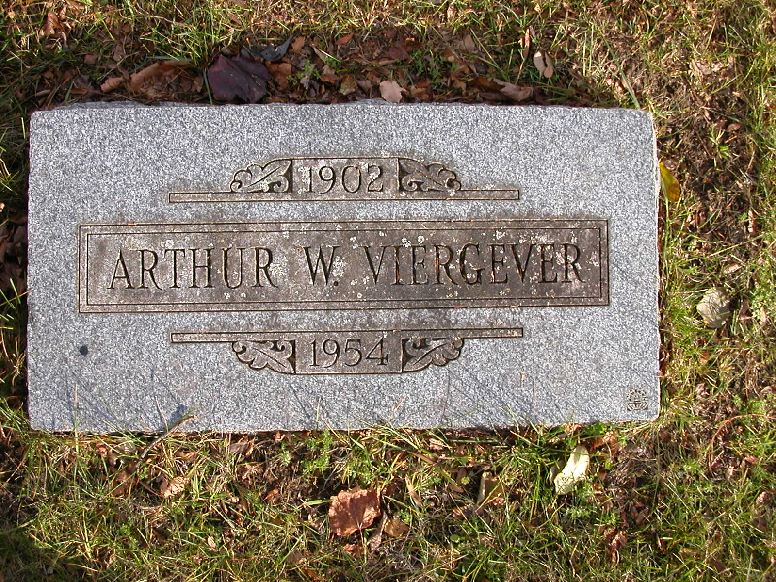 Arthur William Viergever 1902-1954
